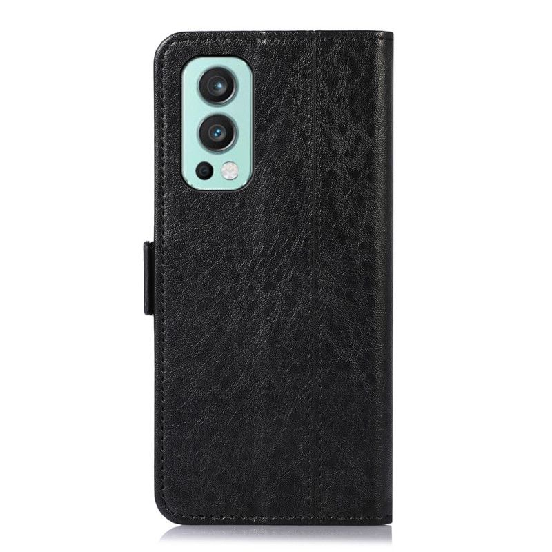 Kožené Puzdro OnePlus Nord 2 5G Jemné Prešívanie