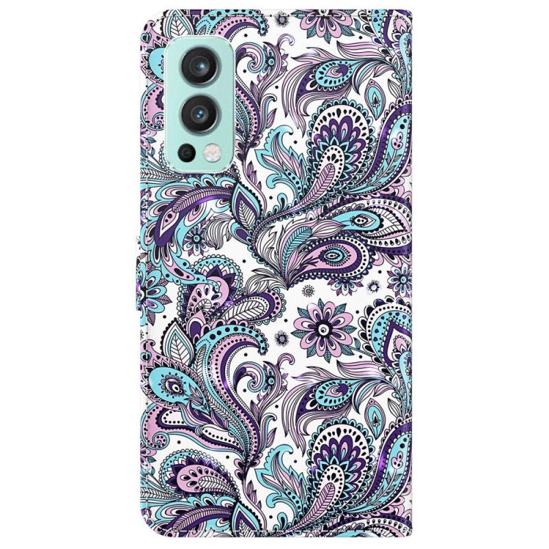 Kožené Puzdro OnePlus Nord 2 5G Paisley