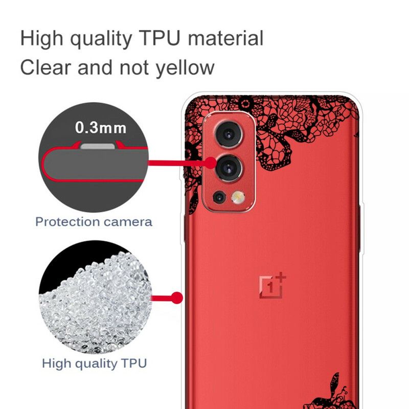 Kryt OnePlus Nord 2 5G Jemná Čipka