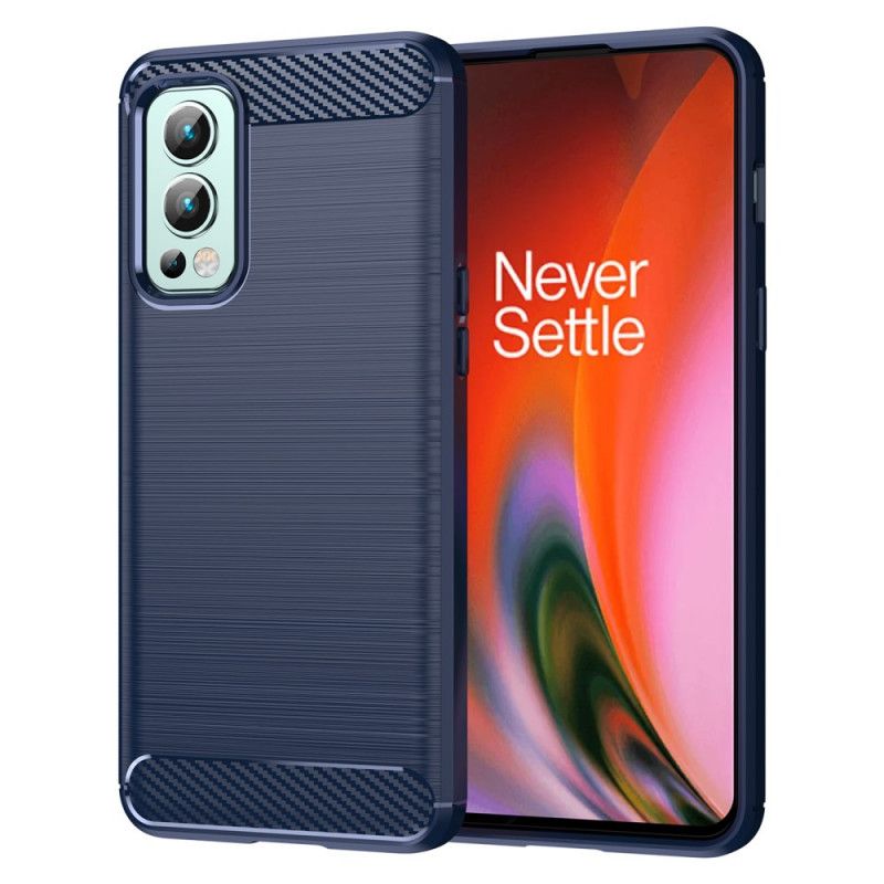 Kryt OnePlus Nord 2 5G Kartáčované Uhlíkové Vlákno