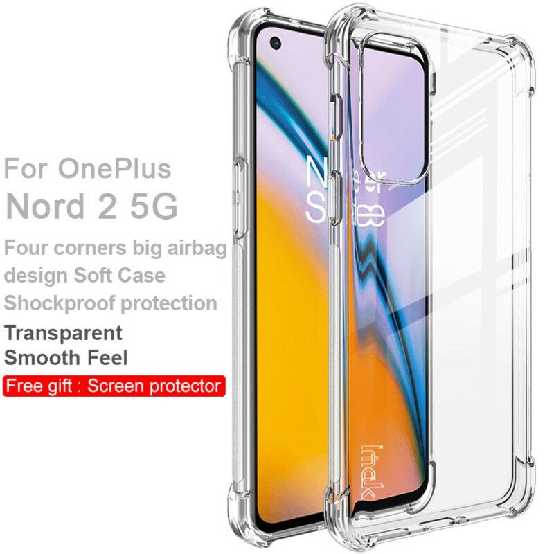 Kryt OnePlus Nord 2 5G Transparentné Silky Imak