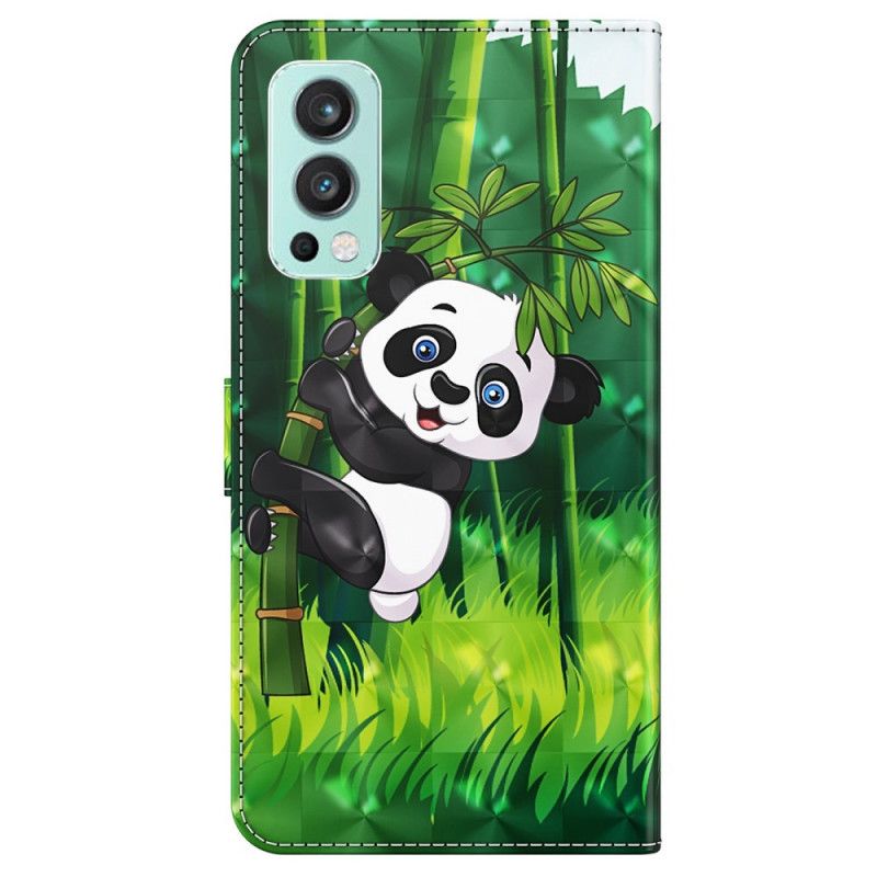 Peňaženkový Kryt OnePlus Nord 2 5G Panda A Bambus