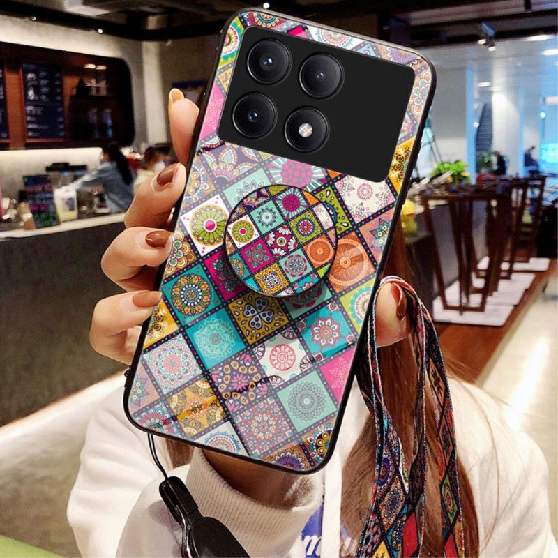 Kryt Poco X6 Pro 5g Patchwork Podpora A Popruh