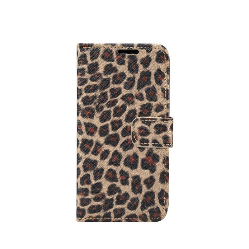 Kožené Puzdro iPhone 11 Pro Leopard