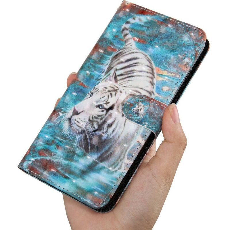 Kožené Puzdro iPhone 11 Pro Tiger Lucian