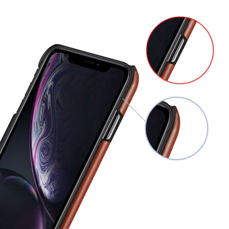 Kryt iPhone 11 Pro Dvojfarebný Kožený Efekt Ksq