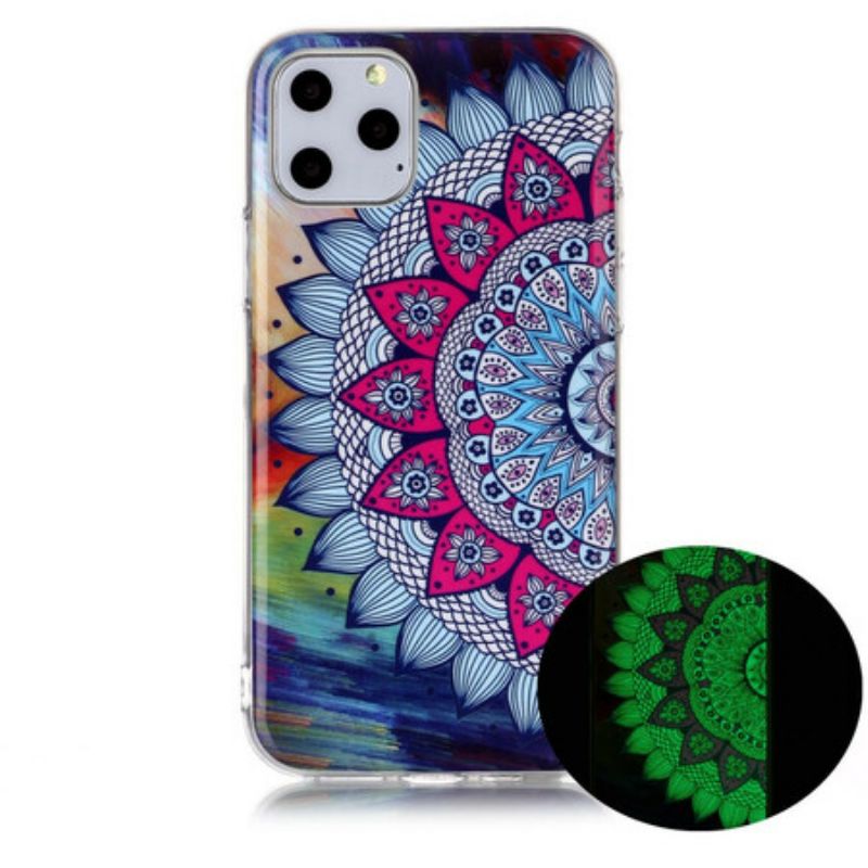 Kryt iPhone 11 Pro Fluorescenčná Farebná Mandala