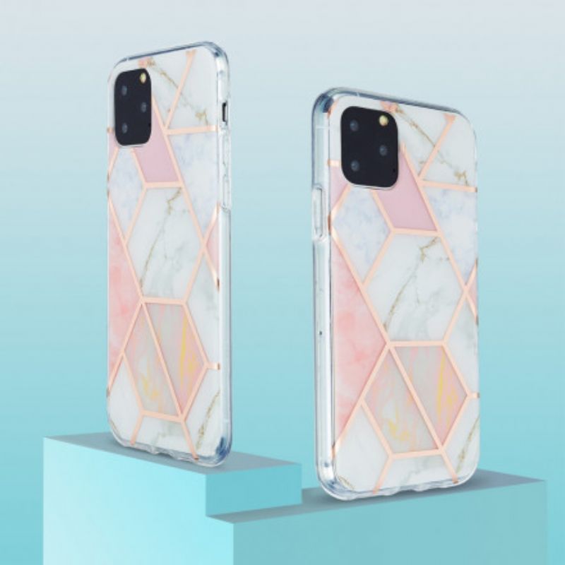 Kryt iPhone 11 Pro Honosný Geometrický Mramor