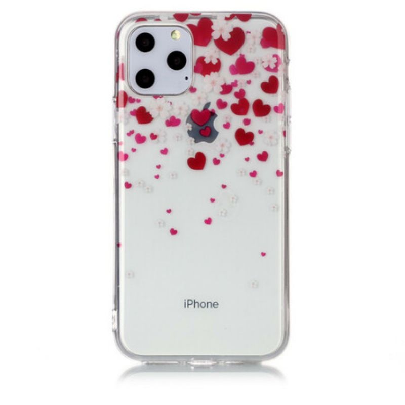 Kryt iPhone 11 Pro Rain Of Hearts