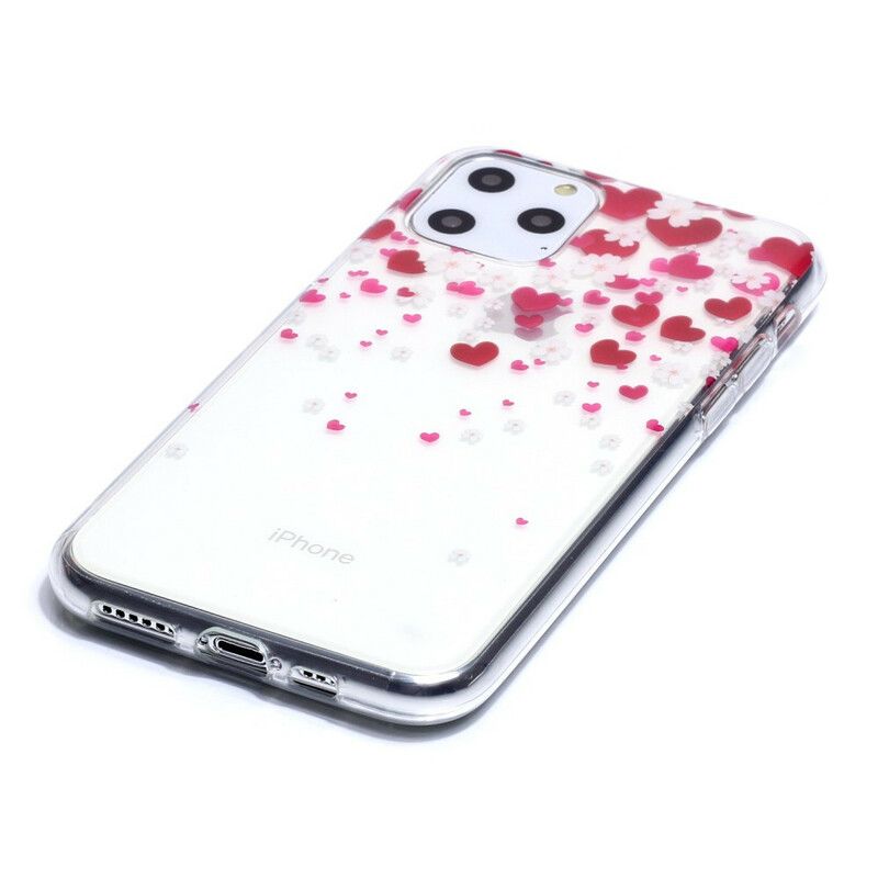 Kryt iPhone 11 Pro Rain Of Hearts