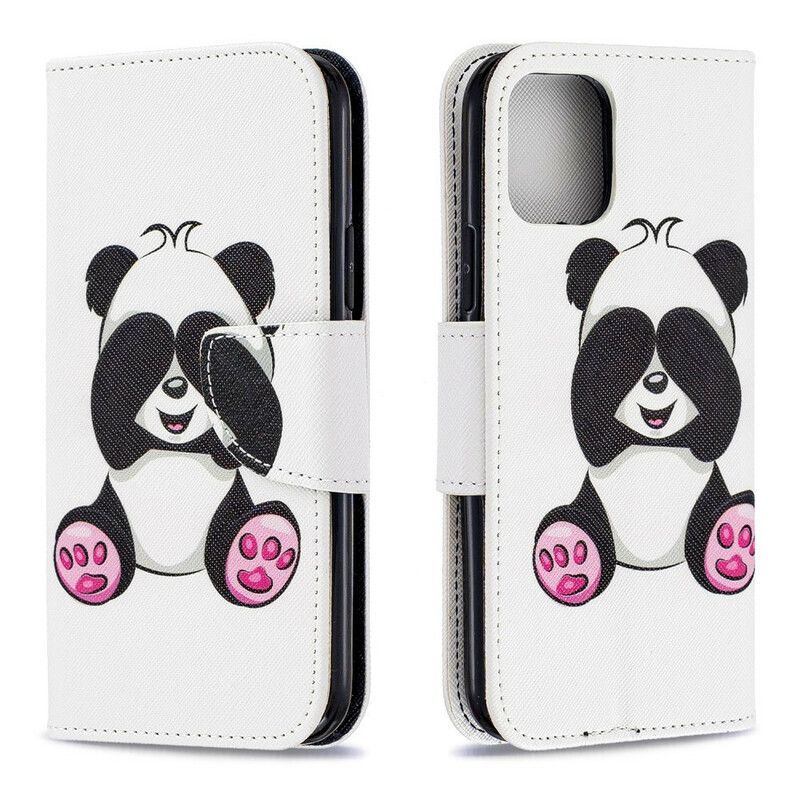 Peňaženkový Kryt iPhone 11 Pro Panda Zábava