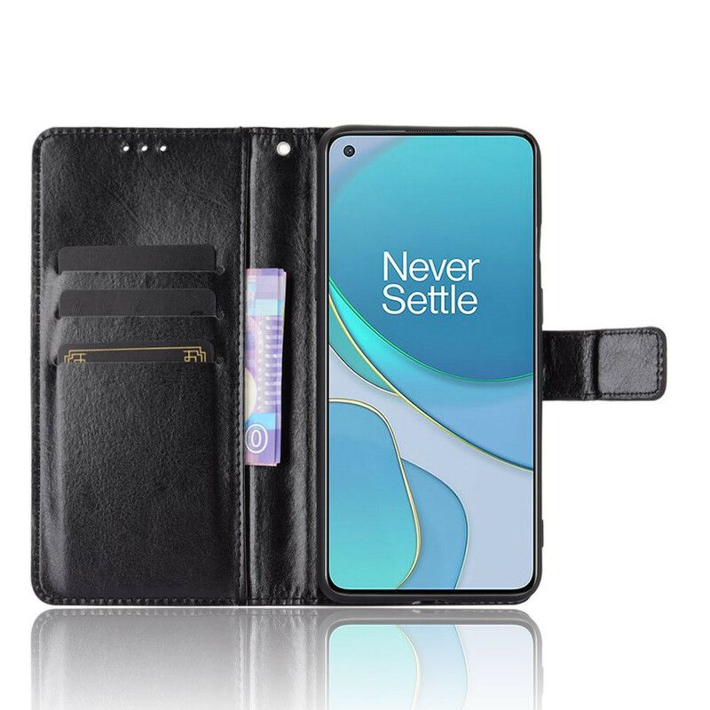 Flipové Puzdro OnePlus 8T Krikľavá Umelá Koža