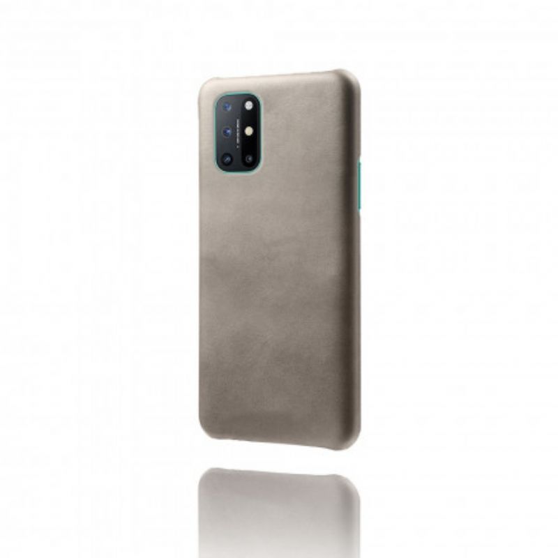 Kryt OnePlus 8T Kožený Efekt