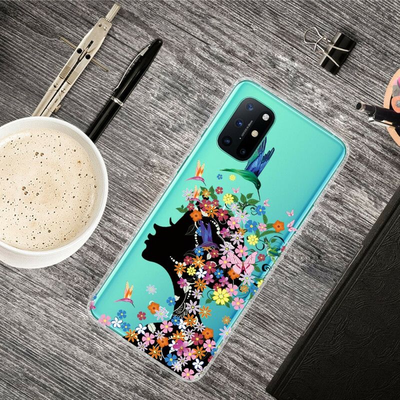 Kryt OnePlus 8T Krásna Kvetinová Hlava