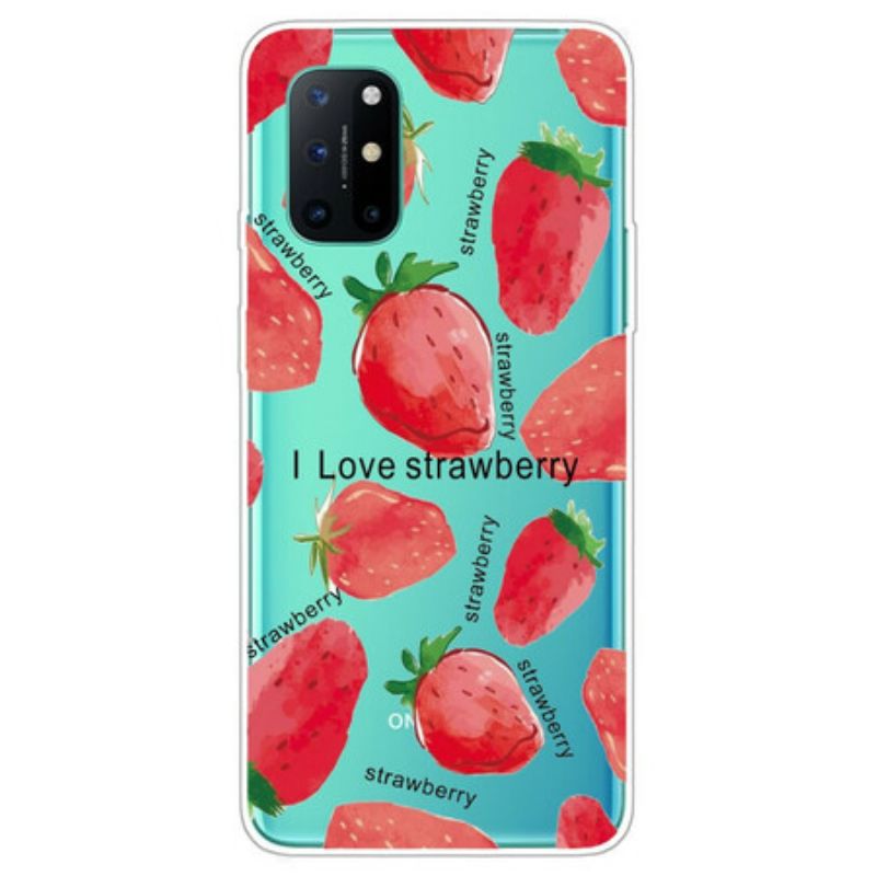 Kryt OnePlus 8T Strawberry / I Love Strawberry