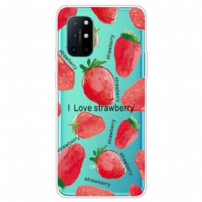 Kryt OnePlus 8T Strawberry / I Love Strawberry