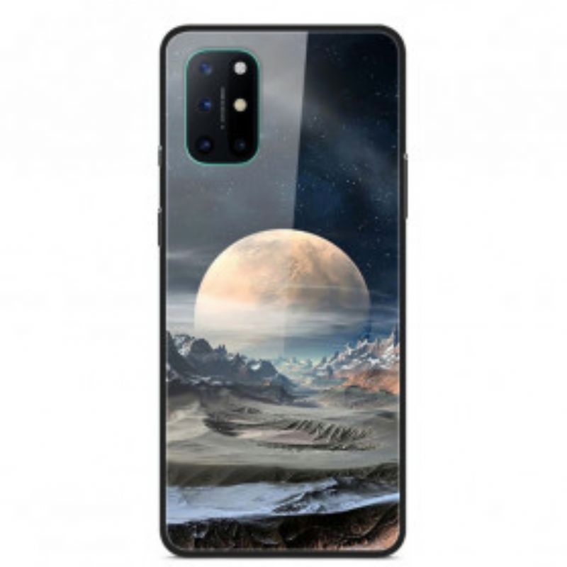 Kryt OnePlus 8T Tvrdené Sklo Space Moon