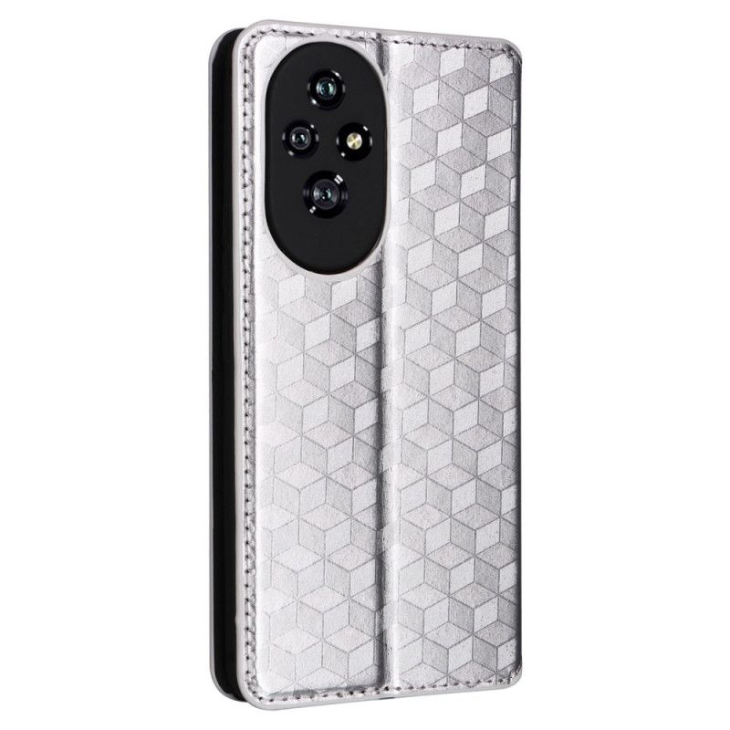 Kožené Puzdro Honor 200 Lite 3d Diamanty