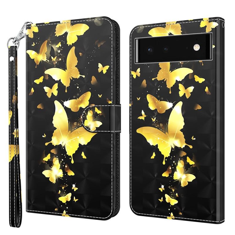 Peňaženkový Kryt Google Pixel 7 Pro Tangá Butterflies