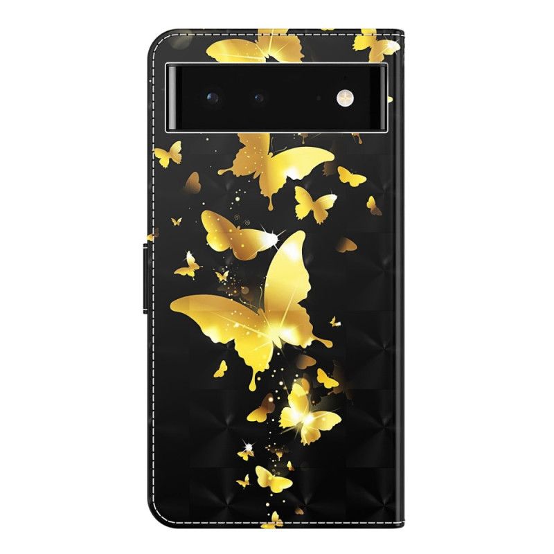 Peňaženkový Kryt Google Pixel 7 Pro Tangá Butterflies