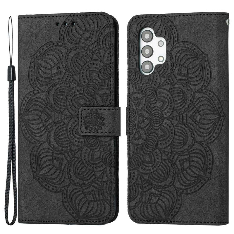 Flipové Puzdro Samsung Galaxy A13 Vintage Strappy Mandala