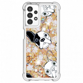 Kryt Samsung Galaxy A13 Pán Dog Sequins