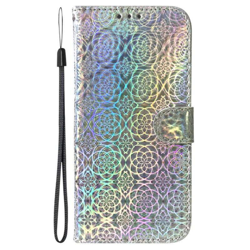 Peňaženkový Kryt Samsung Galaxy A13 Strappy Psychedelické Kvety