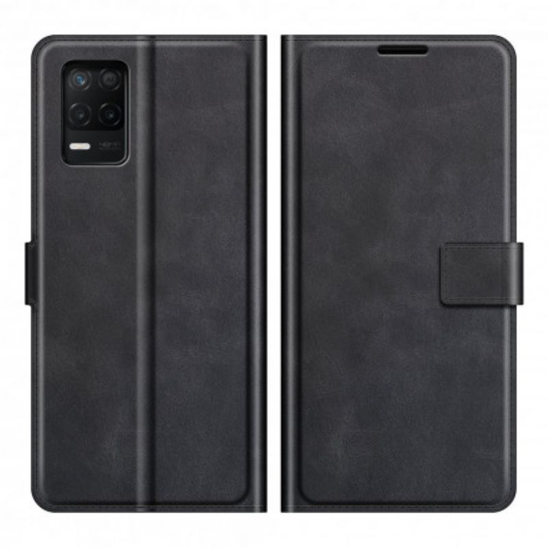 Flipové Puzdro Realme 8 5G Faux Leather Slim