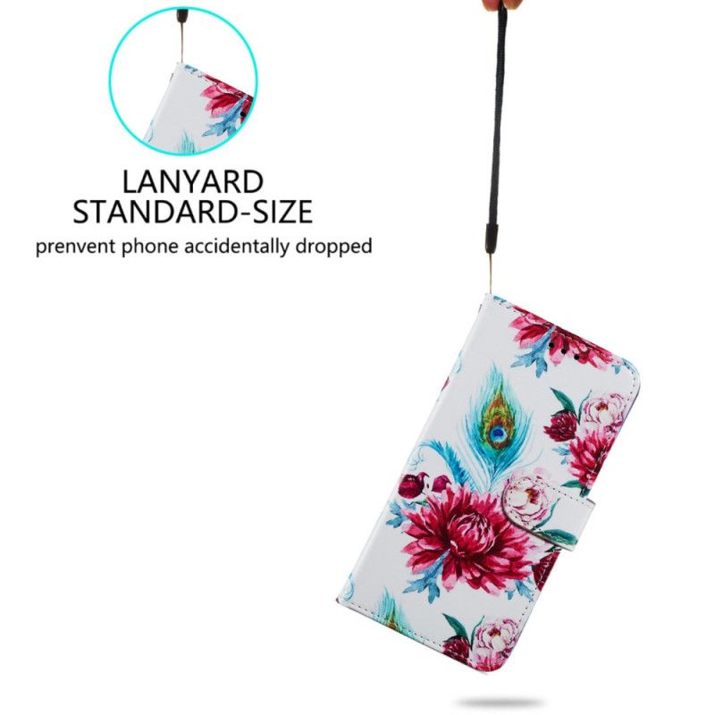 Kožené Puzdro Samsung Galaxy A34 5G Strappy Floral Fantasy