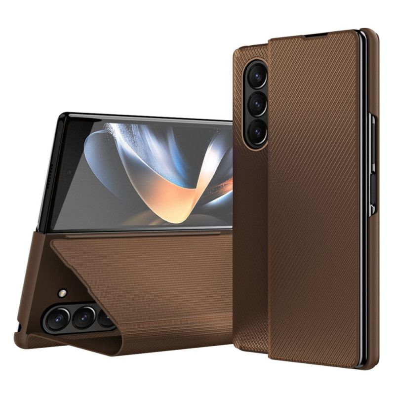 Kožené Puzdro Samsung Galaxy Z Fold 5 Klasika