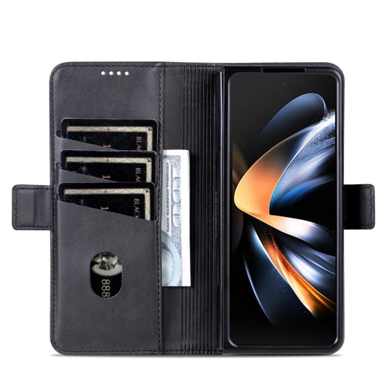 Kožené Puzdro Samsung Galaxy Z Fold 5 Kryt Na Mobil Azns