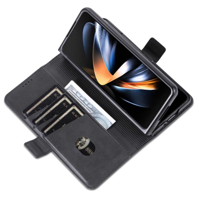 Kožené Puzdro Samsung Galaxy Z Fold 5 Kryt Na Mobil Azns