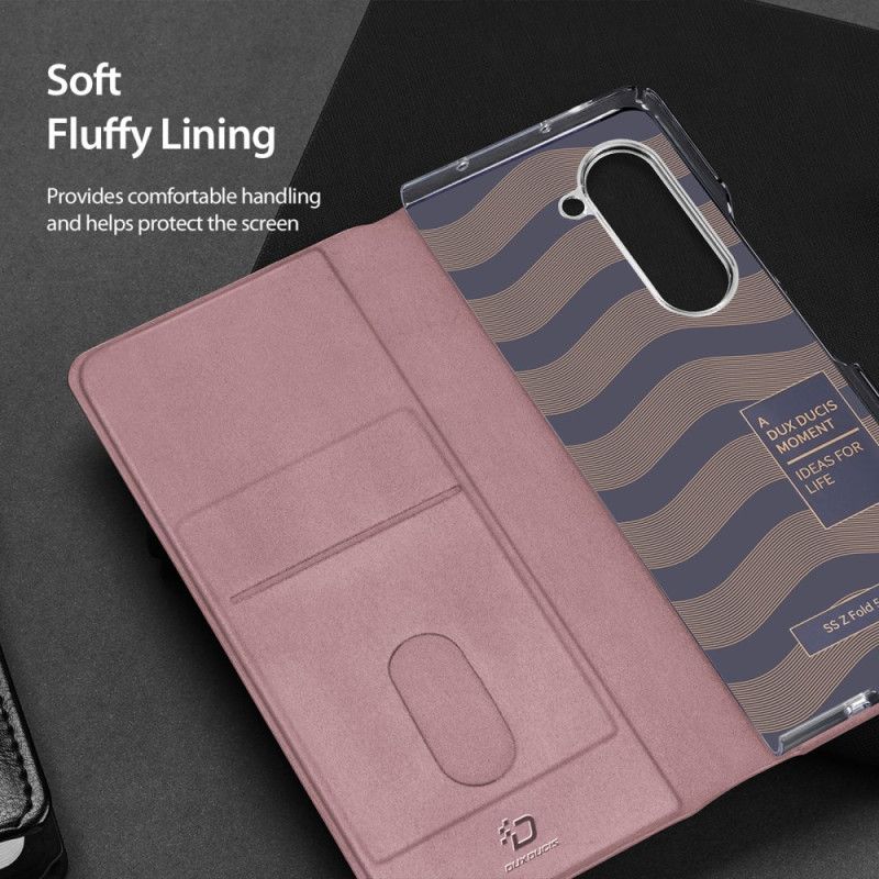 Kožené Puzdro Samsung Galaxy Z Fold 5 Séria Bril Dux Ducis