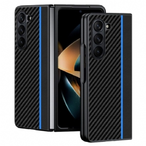 Kryt Samsung Galaxy Z Fold 5 Línia Uhlíkových A Mikrovláknových Vlákien