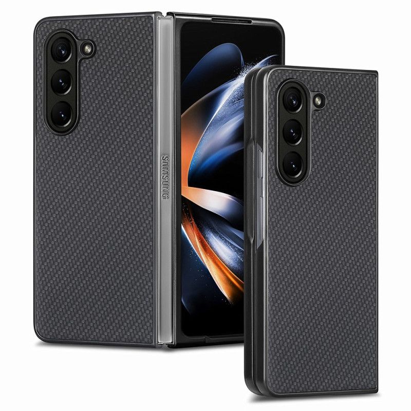 Kryt Samsung Galaxy Z Fold 5 Kryt Na Mobil Klasické Uhlíkové Vlákno