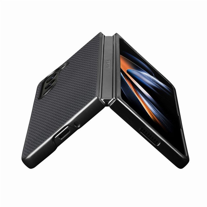 Kryt Samsung Galaxy Z Fold 5 Kryt Na Mobil Klasické Uhlíkové Vlákno