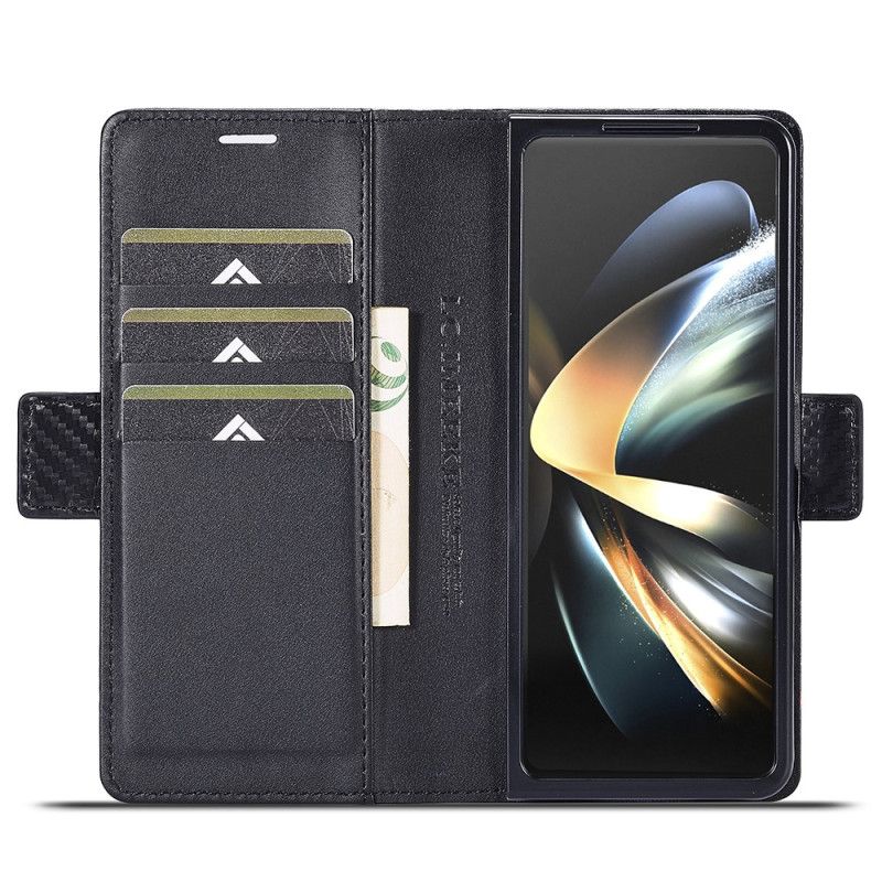 Puzdro Samsung Galaxy Z Fold 5 Uhlíkové Vlákno Lc.imeeke