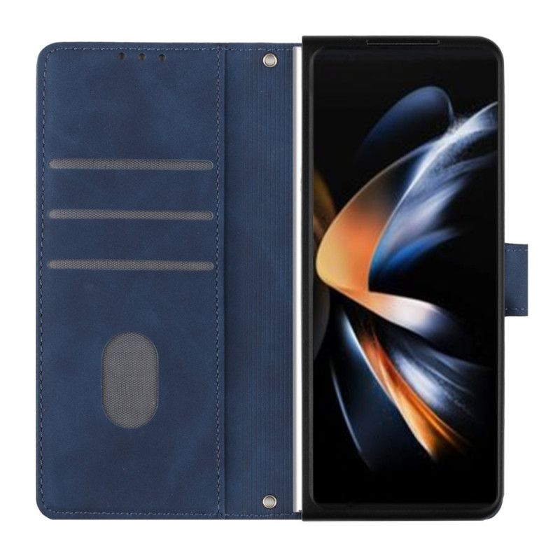 Puzdro Samsung Galaxy Z Fold 5 Vzor Trojuholníkov