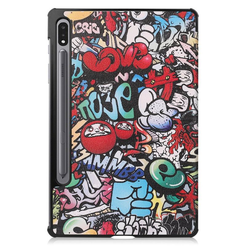 Kryt Samsung Galaxy Tab S8 Plus / Tab S7 Plus Držiak Na Graffiti Ceruzku