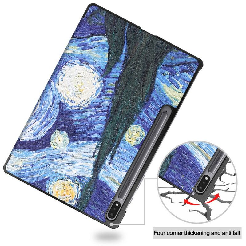 Kryt Samsung Galaxy Tab S8 Plus / Tab S7 Plus Vylepšený Van Gogh