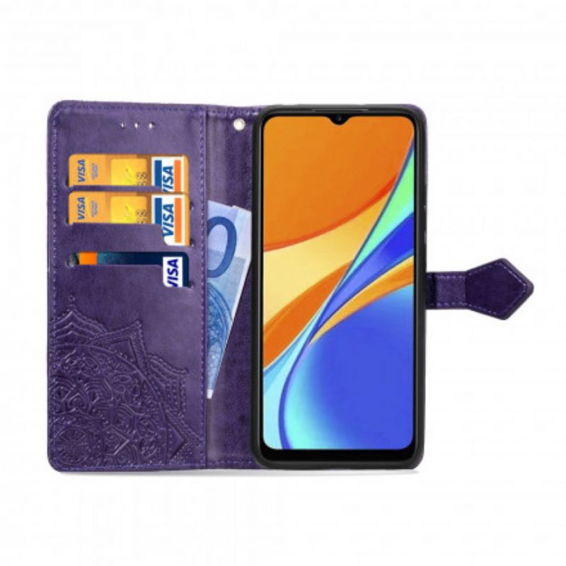 Peňaženkový Kryt Xiaomi Redmi 9C Mandala V Stredoveku