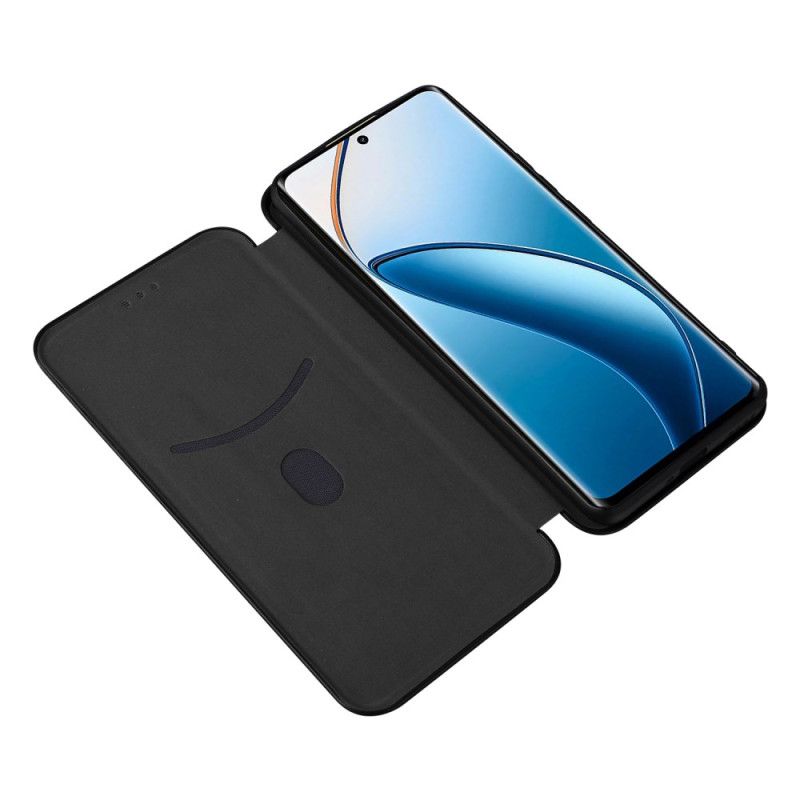 Kožené Puzdro Realme 12 Pro / 12 Pro Plus Uhlíkové Vlákno