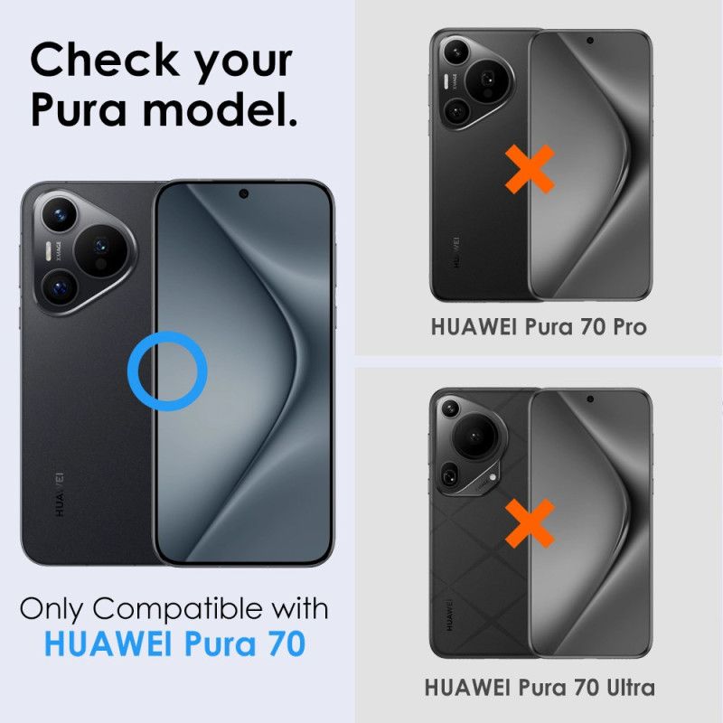 Huawei Pura 70 Chránič Objektívu S Kovovým Krúžkom Northjo