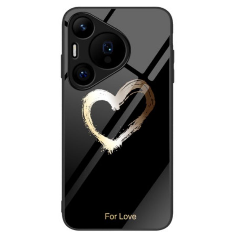 Kryt Huawei Pura 70 Tvrdené Sklo Black Heart