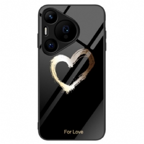 Kryt Huawei Pura 70 Tvrdené Sklo Black Heart