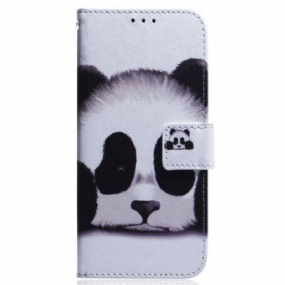 Kožené Puzdro Realme C31 Roztomilá Panda