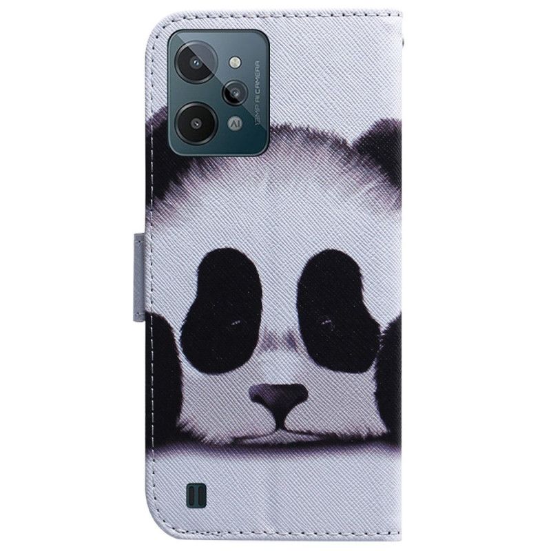 Kožené Puzdro Realme C31 Roztomilá Panda