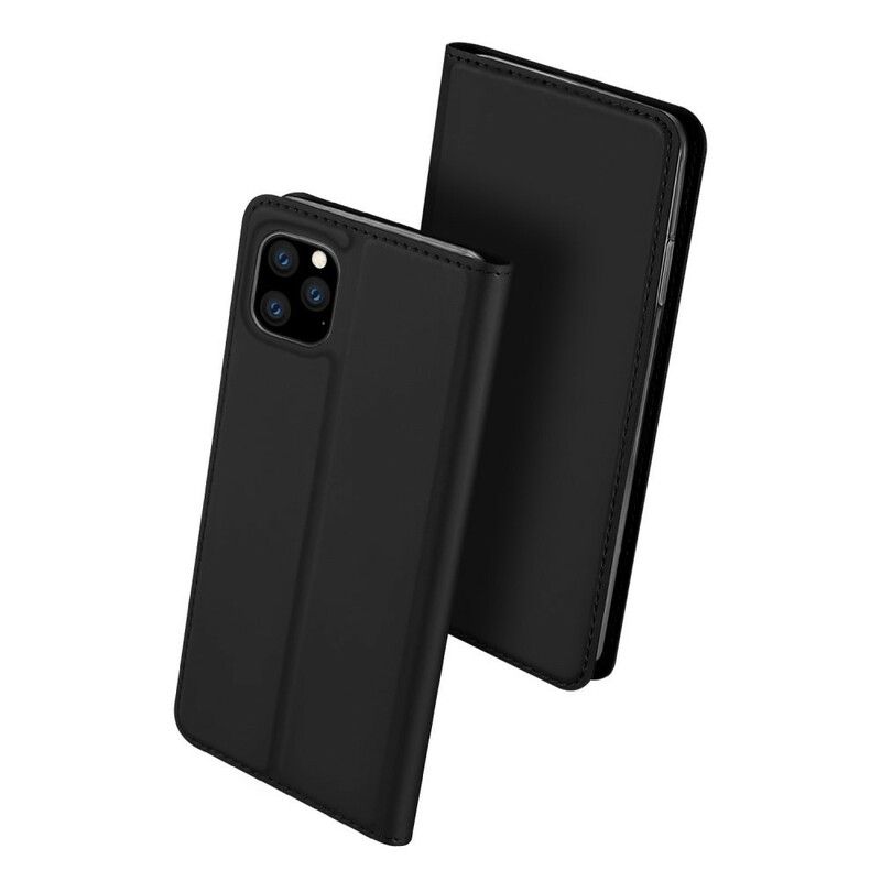 Flipové Puzdro iPhone 11 Pro Max Kožené Puzdro Skin Pro Series Dux Ducis