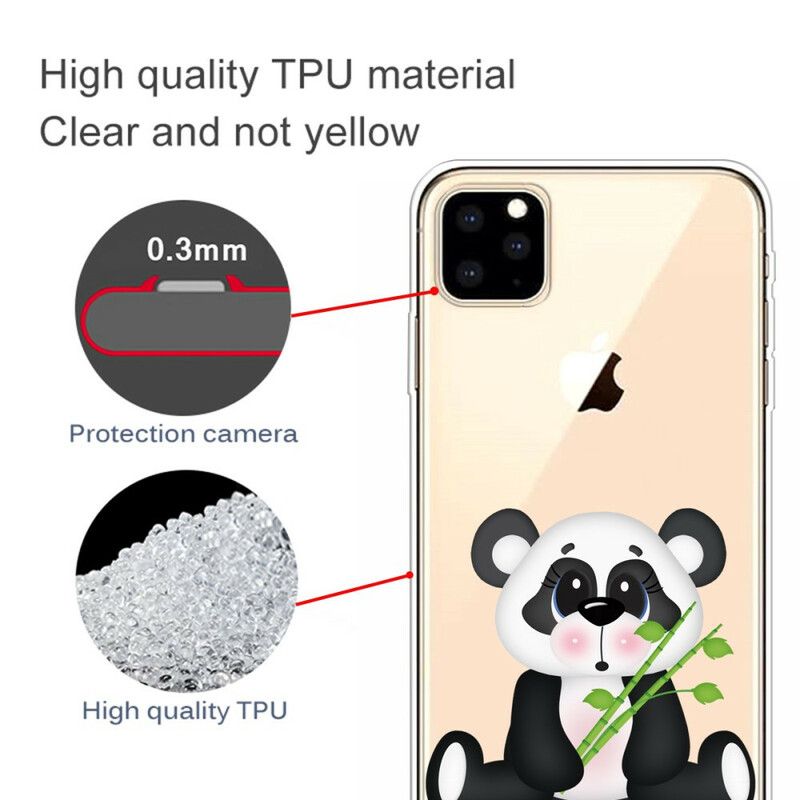 Kryt iPhone 11 Pro Max Bezproblémová Smutná Panda