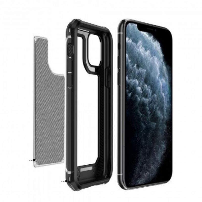 Kryt iPhone 11 Pro Max Bezšvová Textúra Uhlíkových Vlákien